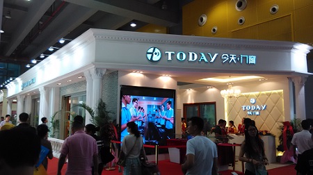 2020中部（長沙）建博會260平方的歐式風格展會特裝設計搭建