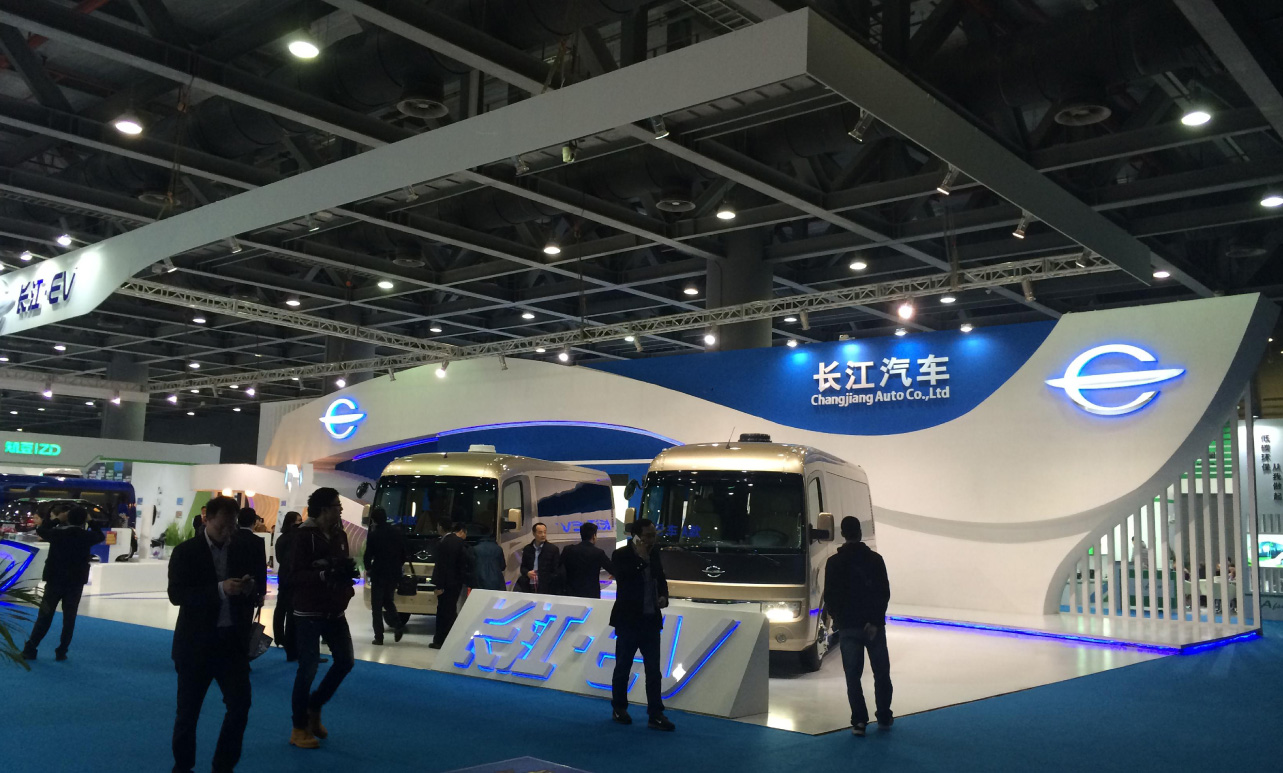 長江汽車展臺搭建設計，以智能、互聯、新能源、賦能產業新發展！