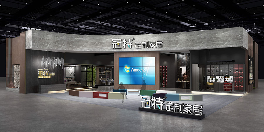 廣州定制家居展特裝指定搭建商，為客戶提供320平方米展臺設(shè)計(jì)搭建