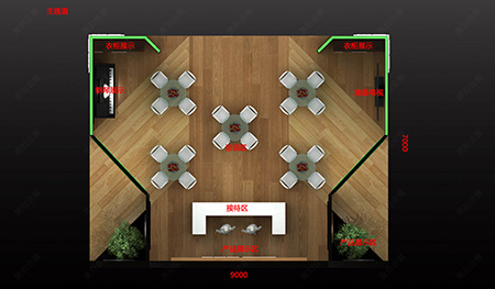 2021上海地材展展臺設(shè)計(jì)搭建公司，選用木紋地板凸顯“家”的感覺