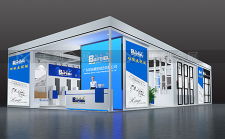 以科技感風(fēng)格，2021廣州家具展特裝指定搭建商突出客戶公司理念